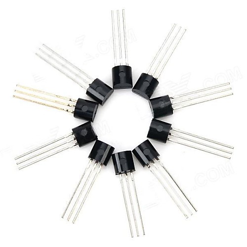 

30V NPN Triode Power Transistor Package Transistor - Black (10 PCS)