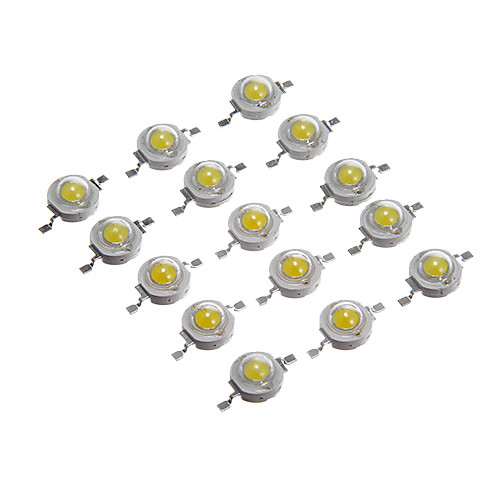 

ZDM 15PCS DIY 1W 100LM Naturally White 4000-4500K Light LED Chip (3.2-3.6V 15 pcs)