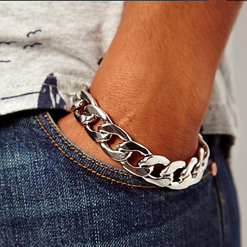 

Chain Bracelet Unique Design Fashion Vintage Alloy Bracelet Jewelry Golden / Silver For Christmas Gifts Party Casual Daily