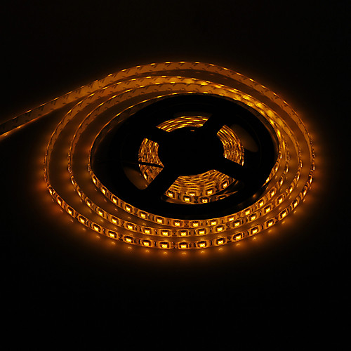 

Waterproof 5M 72W 300x5050SMD Yellow Light LED Strip Lamp (DC 12V)