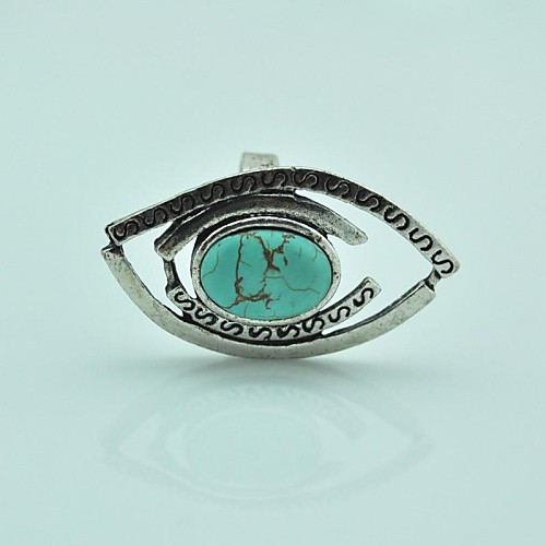 

Statement Ring Turquoise Turquoise Alloy Evil Eye / Women's