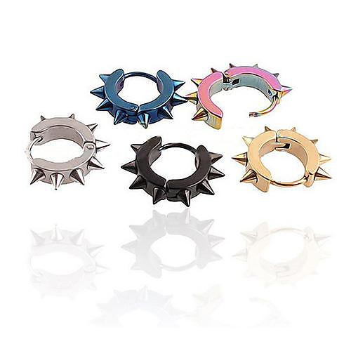 

Men's Hoop Earrings Stainless Steel Earrings Jewelry For Wedding Party Casual Daily Sports 1pc