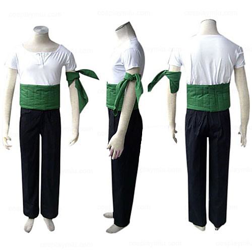 

Inspired by One Piece Roronoa Zoro Anime Cosplay Costumes Cosplay Suits Short Sleeves Pants Armlet Corset T-shirt For Men's