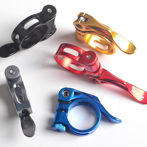 

Bike Seatpost Clamp Road Bike Mountain Bike MTB Cycling Silver Red Blue Aluminium Alloy
