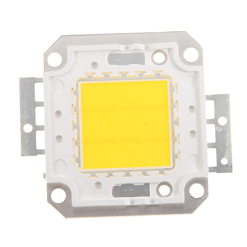 

DIY 20W 1600-2000LM Warm White/ Cold White / Naturally White Light Integrated LED Module (DC33-35V 0.5-0.6A) Street Lamp for Projecting Light Gold Wire Welding of Copper Bracket