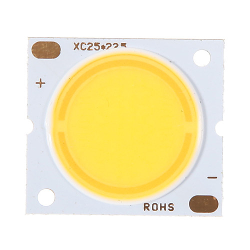 

ZDM 1pc 30W Integrated COB LED Naturally White 4000-4500K 2800-3000 lm Luminous Pure Gold Wire LED LED Chip for Luminescent Surface 20mm (DC30-34V 800-900mA)