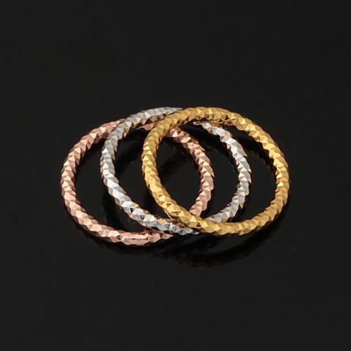 

Women's Couple Rings Band Ring Statement Ring Platinum Plated Gold Plated White Gold Circle Geometric Wedding Party Jewelry