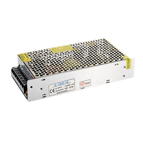 

1PC Output 12V DC 12.5A Max 150W Watt Max AC/DC Switching Power Supply Converter (AC110-220V to DC12V)