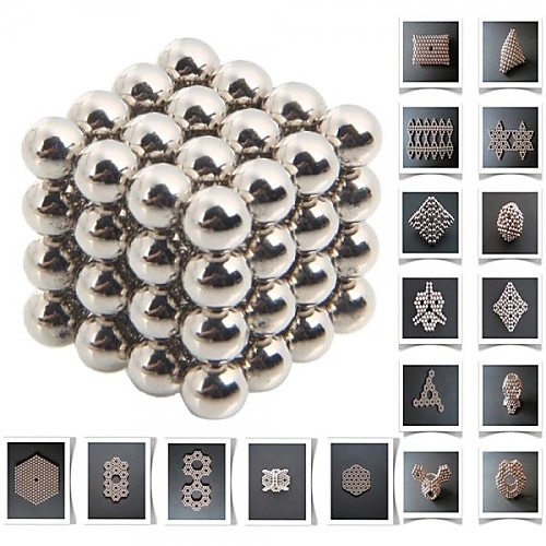 

64 pcs Magnet Toy Building Blocks Super Strong Rare-Earth Magnets Neodymium Magnet Puzzle Cube Metal Adults' Boys' Girls' Toy Gift