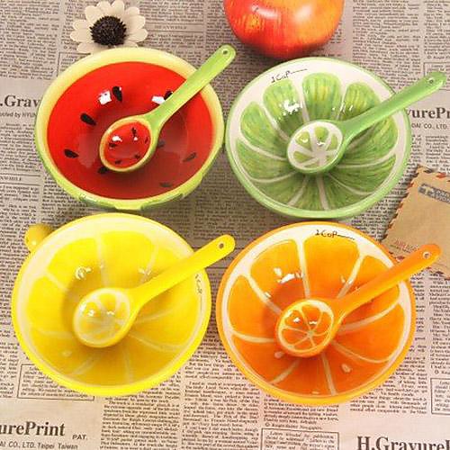 

Lovely Fruit Design Ceramic Bowls Watermelon,13x13x4.2cm