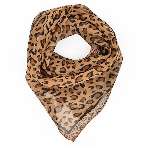 

Women's Party / Work Chiffon Square Scarf - Leopard Print / Cute / Cravat & Ascot