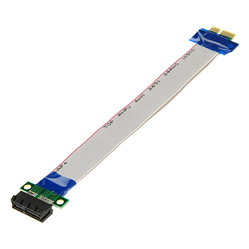 

Pci-E Pci Express 1X To 1X Slot Riser Card Extender Adapter Converter Ribbon (20Cm)