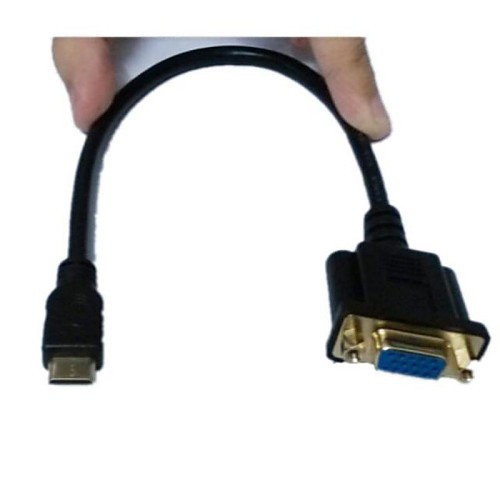 

Mini HDMI для VGA м / разъем F Кабельный адаптер конвертер 0,3м 1 фут