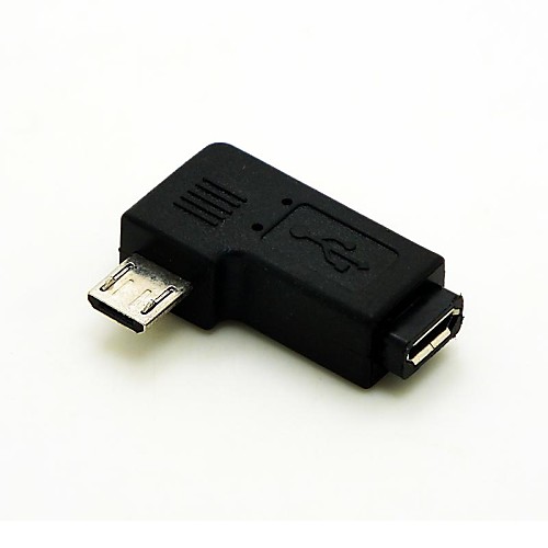 

Left Angled 90 degree Micro USB Male to Micro USB Female Extension Adapter Conventer Cord Cable Connector Free Shipping