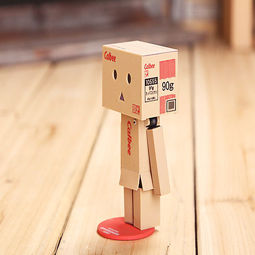 

8cm Luminous Danboard Danbo Doll Paper Model Cartoon Toys