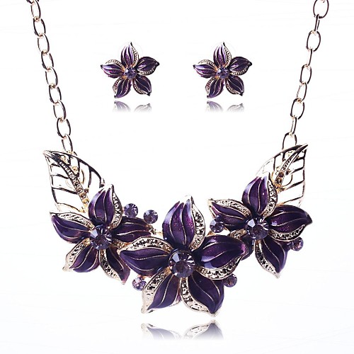 

Women's Europe Fashion Flower Alloy Jewelry Set(Including Necklaces Earrings)