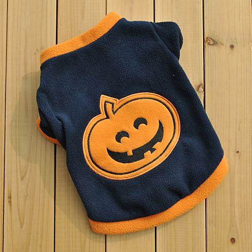 

Cat Dog Shirt / T-Shirt Puppy Clothes Cartoon Keep Warm Halloween Winter Dog Clothes Puppy Clothes Dog Outfits Black Costume for Girl and Boy Dog Polar Fleece XS S M L