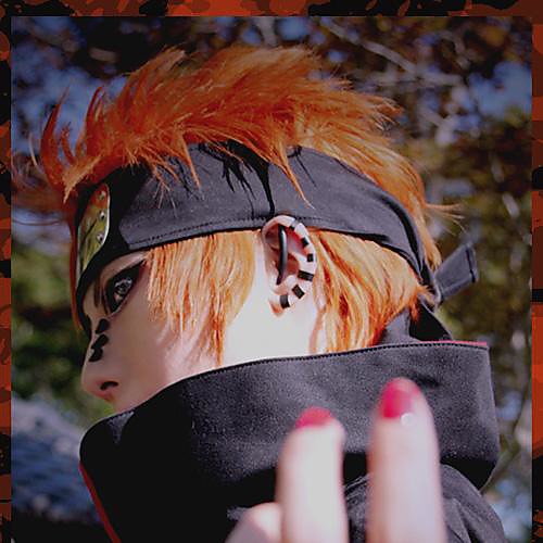 

Naruto Cosplay Cosplay Wigs Men's 14 inch Heat Resistant Fiber Anime Wig