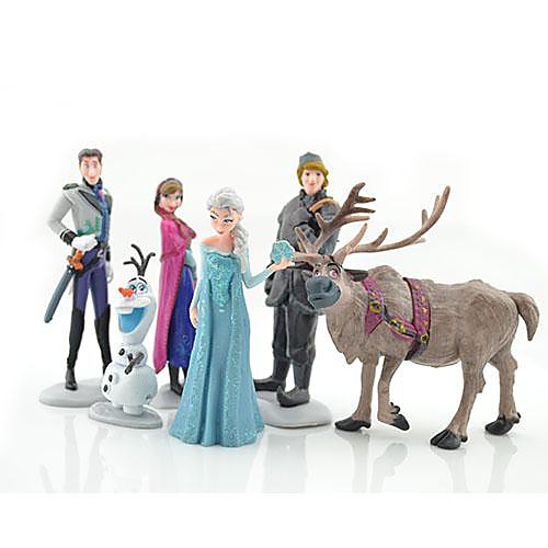 

Olaf Snowman Ann Elas Princess Toys Dolls (6pcs / lot)