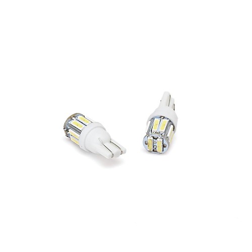 

OTOLAMPARA Car LED Side Marker Lights T10 Light Bulbs 180 lm SMD 7020 1 W 10 For 10pcs