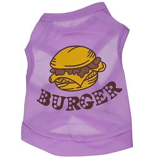 

Cat Dog Shirt / T-Shirt Puppy Clothes Cartoon Dog Clothes Puppy Clothes Dog Outfits Purple Costume for Girl and Boy Dog Terylene XS S M L