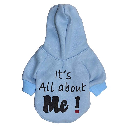 

Hoodie Puppy Clothes Letter & Number Fashion Winter Dog Clothes Puppy Clothes Dog Outfits White Black Blue Costume for Girl and Boy Dog Cotton XS S M L