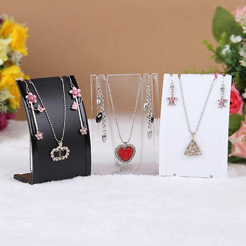 

Irregular Jewelry Displays - Resin Fashion Transparent, Black, White 7 cm 4 cm 11 cm / Women's