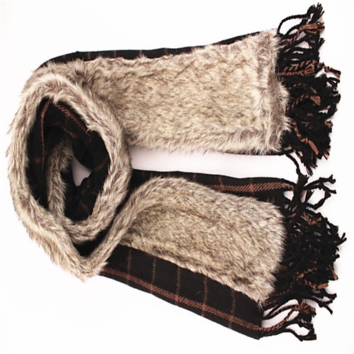 

Women Wool Blend Scarf , Vintage/Cute/Casual