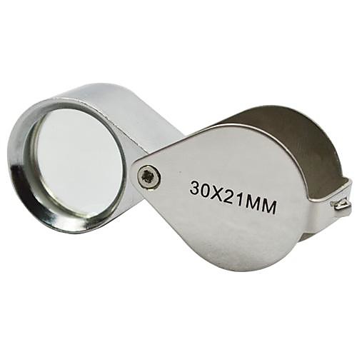 

30x Magnifiers / Magnifier Glasses 21 mm Metal