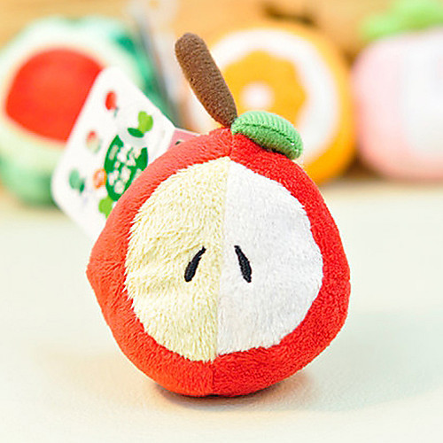 

Apple Shaped Plush Toys For Pet Dogs