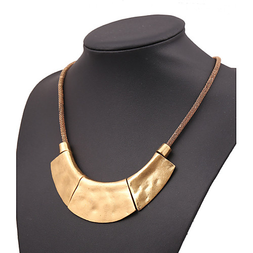 

Women's Statement Necklace Ladies European Black Silver Rose Gold Necklace Jewelry For Party