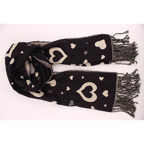 

Women Wool Blend Scarf,Vintage / Cute
