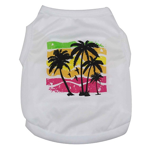 

Cat Dog Shirt / T-Shirt Solid Colored Classic Dog Clothes Puppy Clothes Dog Outfits White Costume for Girl and Boy Dog Terylene XS S M L