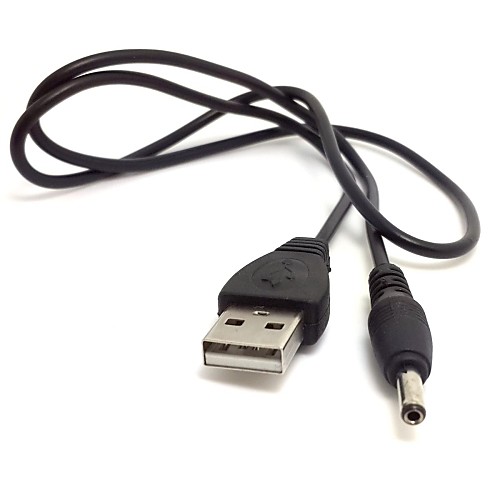 

USB 2.0 A TYPE MALE TO 3.5mm DC Power Plug Barrel Connector 5v cable 80cm