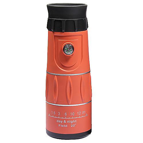 

16 X 52 mm Monocular High Definition Weather Resistant Plastic Rubber