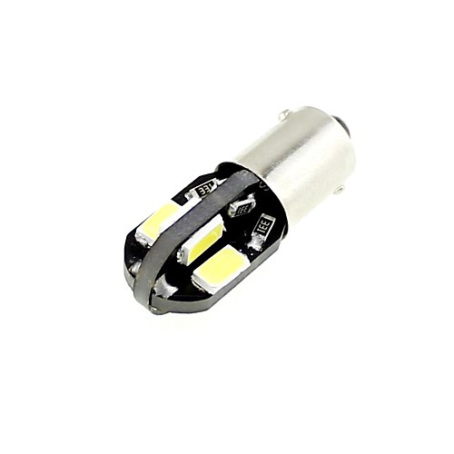 

H6W BAX9s 1W 8x5730 SMD LED 80lm 6000K Cool White Light Bulb for Car (DC 12V , 2pcs)