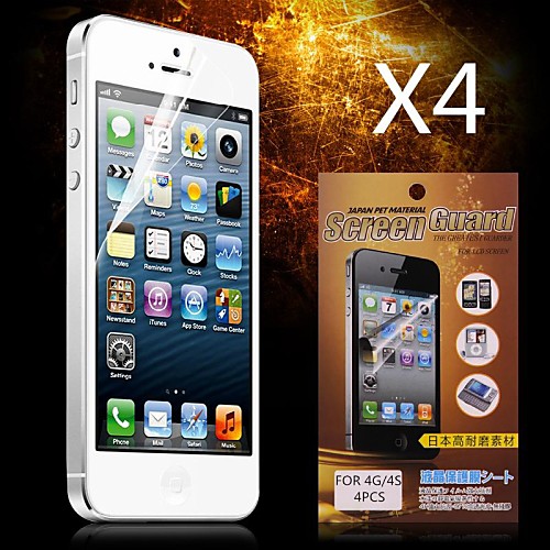 

Защитная плёнка для экрана для Apple iPhone 6s / iPhone 6 4 ед. Защитная пленка для экрана HD