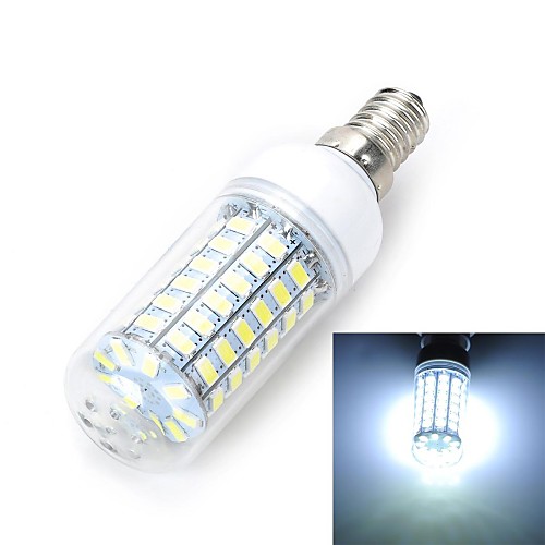 

LED Corn Lights 1100-1200 lm E14 T 69 LED Beads SMD 5730 Warm White Cold White 220-240 V