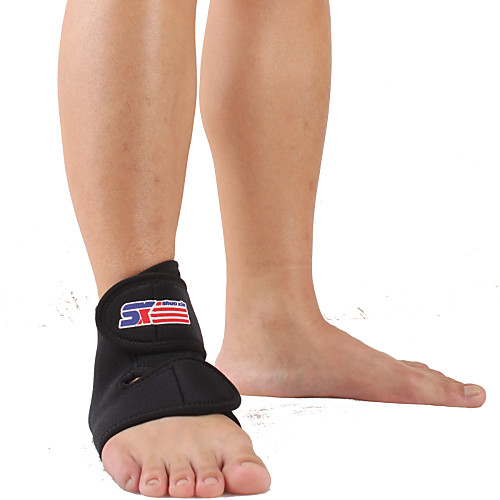 

SHUOXIN Ankle Brace Ankle Sleeve for Running Hiking Cross-Country Cup Warmer Adjustable Breathable Nylon Rubber 1pc Sports Outdoor Black