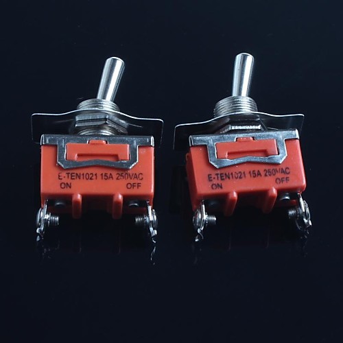 

Toggle Switch (Feet Second Gear) 15A 250VAC(2Pcs)