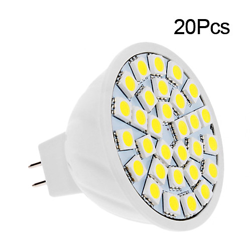 

20pcs 2 W LED Spotlight 150-200 lm 30 LED Beads SMD 5050 Warm White Cold White 12 V