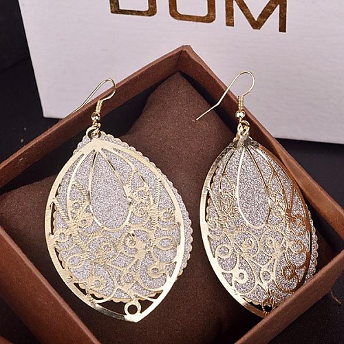 

Women's Drop Earrings Dangle Earrings filigree Drop Statement Ladies Elegant Oversized fancy Earrings Jewelry Silver / Gold For Party Special Occasion Birthday Daily