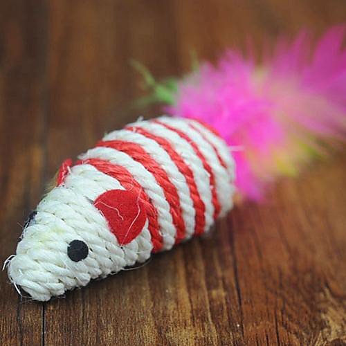 

Teaser Dog Play Toy Cat Toy Rope Sisal Gift Pet Toy Pet Play