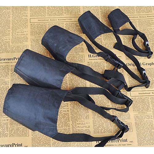 

Dog Muzzle Adjustable / Retractable Textile Black