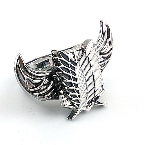 

Jewelry Inspired by Attack on Titan Cosplay Anime Cosplay Accessories Ring Alloy Men's New Halloween Costumes