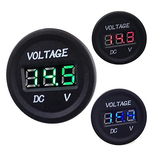 

автомобиль мотоцикл DC 12V к 24V светодиодный цифровой вольтметр
