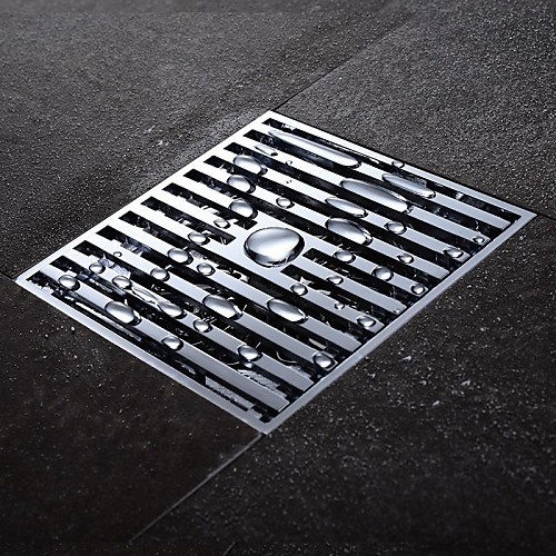 

Home Drain Squared 10cm10cm Contemporary Brass 1 pc