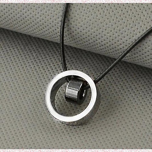 

Men's Pendant Necklace Personalized Unique Design Fashion Titanium Steel Alloy White Black Yellow Necklace Jewelry For Christmas Gifts Gift Daily Casual Sports