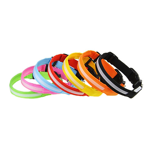 

Cat Dog Collar Nylon Yellow Red