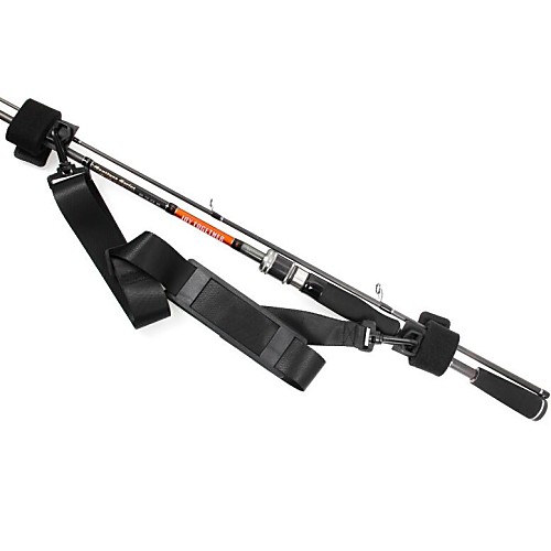 

Trulinoya Lure Fishing Rod Shoulder Strap, Rod Belt with 2pcs Rod Ties